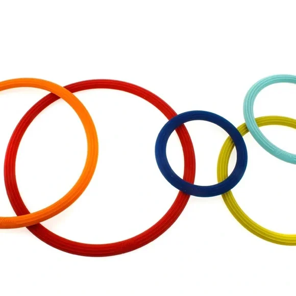 Fiesta 5-Piece Silicone Multi Trivet Set NIB - Picture 3 of 3